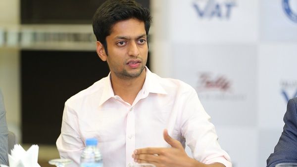 Tejas Goenka, Executive Director of Tally Solutions addressing media in Dubai