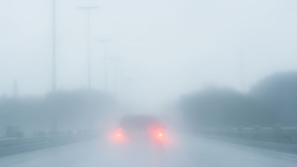 Under the traffic laws, driving in foggy conditions without using low or foggy lights are punishable by Dh500 fine and four black points. (Shutterstock)