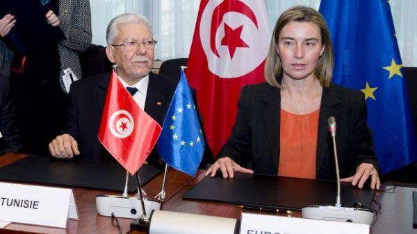 Taieb Baccouche, Tunisian Minister for Foreign Affairs and Federica  Mogherini, High Representative of the EU for Foreign Affairs and Security Policy. (EU)  Taieb Baccouche, Tunisian Minister for Foreign Affairs and Federica  Mogherini, High Representative of the EU for Foreign Affairs and Security Policy. (EU)