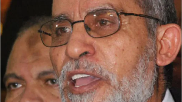 محمد بديع المرشد العام للاخوان المسلمين في مصر 