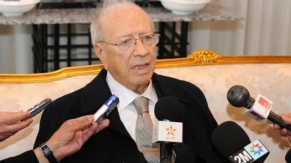 رئيس الوزراء التونسي الباجي قائد السبسي
