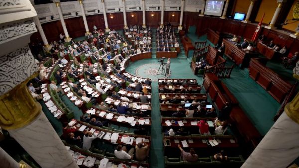 A meeting of the Tunisian parliament on July 30, 2016. (AFP/Fethi Belaid)