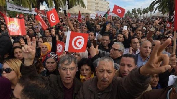 The decision to stage the general strike “is part of effort to defend national sovereignty and independence of national decision,” UGTT Secretary-General Noureddine Taboubi said in press statements. (AFP)