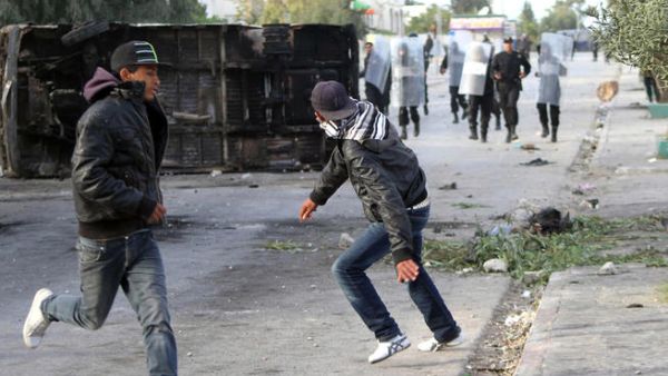 أ.ف.ب/من مواجهات سليانة