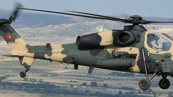 إسقاط طائرة مروحية تركية في ريف عفرين الغربي بشمال سوريا