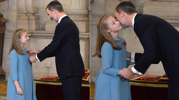 يعد الوشاح هدية مميزة ترمز إلى استمرارية العائلة المالكة