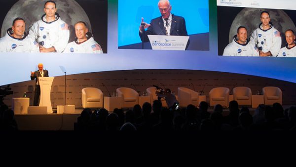 Buzz Aldrin will be joined by Saudi Arabia’s Prince Sultan Bin Salman Bin Abdul Aziz Al Saud, the first Arab to go into space. (AbuDhabi2.com)