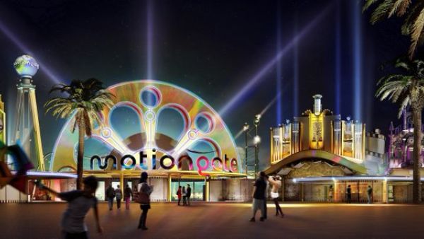 Motiongate Dubai will open in October 2016 and include five zones including Sony Pictures studios and Dreamworks Animation.  (Twitter) Motiongate Dubai will open in October 2016 and include five zones including Sony Pictures studios and Dreamworks Animation.  (Twitter)