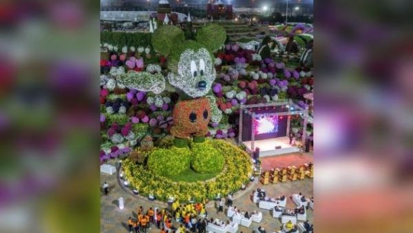 World’s largest Mickey Mouse structure in Dubai Miracle Garden. (Shutterstock/ File Photo)