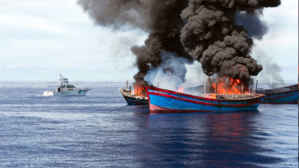 Vessel caught fire killing one man and leaving two in serious injuries. (AFP/ File Photo)