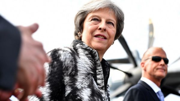 Britain's Prime Minister Theresa May called for an action against Russia aggression. (Ben STANSALL / AFP)