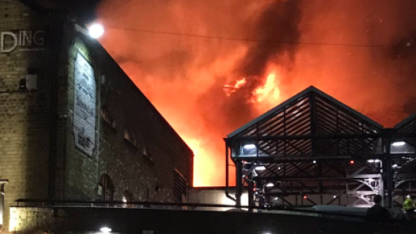 
The market at Camden Lock sustained major damage in a fire in 2008 and it remained closed for months during reconstruction. (twitter) 