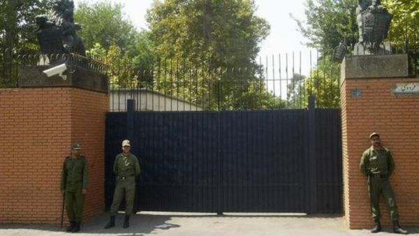 The British embassy in Tehran. (AFP/ File Photo)
