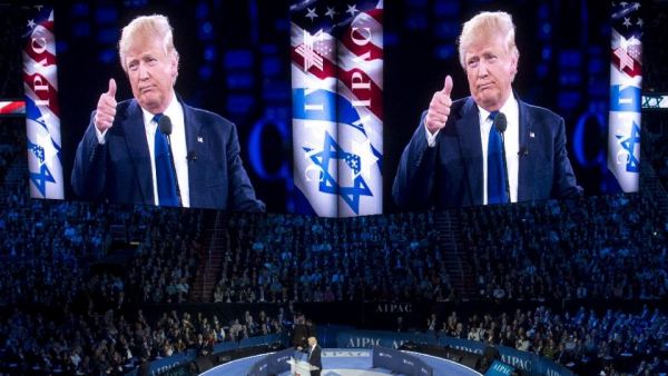 Donald Trump declared Jerusalem to be "the eternal capital of the Jewish people," when speaking at an AIPAC conference this fall. (AFP/File)