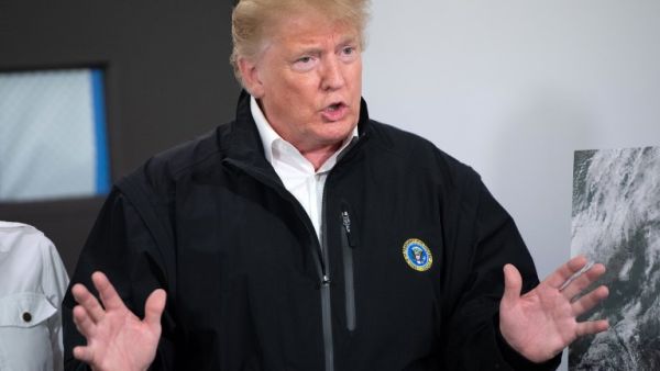 US President Donald Trump speaks during a briefing on damage from Hurricane Michael in Macon, Georgia. (AFP/File) US President Donald Trump speaks during a briefing on damage from Hurricane Michael in Macon, Georgia. (AFP/File)