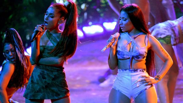 Ariana Grande and Nicki Minaj. (AFP/ File)