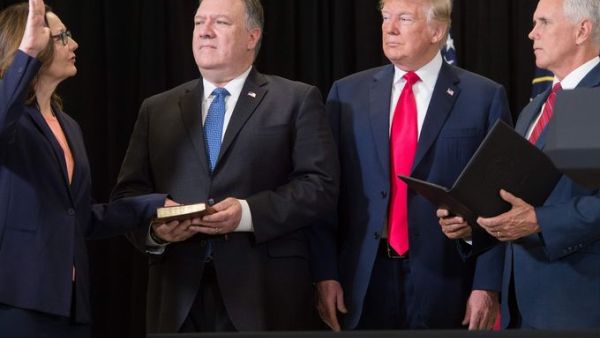 Gina Haspel has sworn as the CIA's first permanent female director during a ceremony attended by President Donald Trump. (AFP/ File Photo)