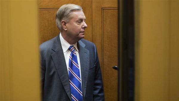 Senator Lindsey Graham said that the recent missile attack by the US, France and the UK was a “major step backwards” for President Donald Trump. (AFP/ File Photo)