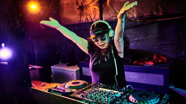 Sumiko Iwamura, 83, stated to Guinness World Records that DJ’ing isn’t much different from running her restaurant; (Guinness World Records)