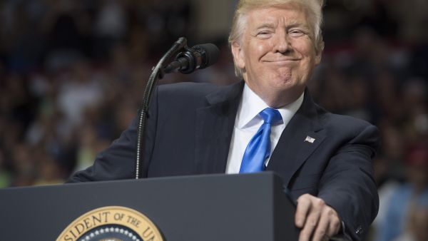 Hariri is currently on a state visit to Washington to rally support for economic and diplomatic support as Lebanon struggles to cope with more than a million refugees from the Syrian war. (AFP) 