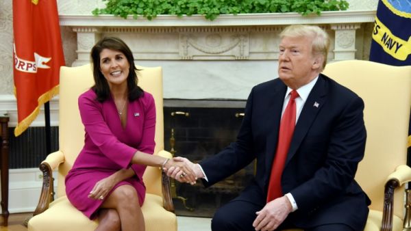 Nikki Haley took the job of United Nations ambassador with little experience in foreign policy. (AFP/File)