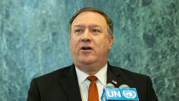 U.S. Secretary of State Michael Richard Pompeo speaks during press. (Shutterstock/ File)