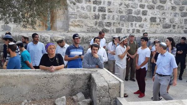 Israeli settlers defile al-Aqsa Mosque (Twitter)