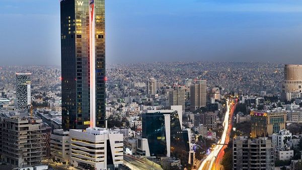 W Amman marks the first hotel collaboration between Marriott International and Eagle Hills Jordan.