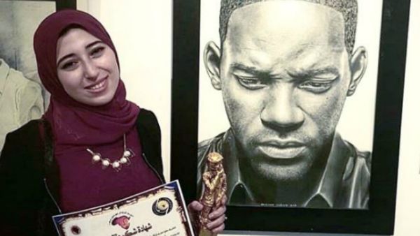 The actor posted a portrait of himself made by an Egyptian fan describing it as the fruit of dedication and self-discipline.
 (Source: willsmith - Instagram)