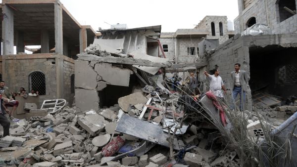 
More than 12 military vehicles had been destroyed by Saudi-led coalition planes during the fighting. (AFP) 