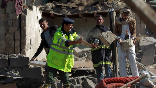 Saudi-led airstrikes began in Yemen over a month ago, when exiled Yemeni President Abd Rabu Mansour Hadi sought military intervention from Gulf allies against Shiite Houthi rebels launching an offensive against his government. (AFP/File) Saudi-led airstrikes began in Yemen over a month ago, when exiled Yemeni President Abd Rabu Mansour Hadi sought military intervention from Gulf allies against Shiite Houthi rebels launching an offensive against his government. (AFP/File)