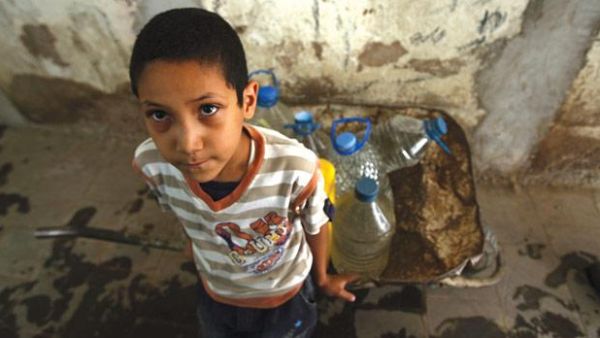 According to the UN, about 16 million people lack access to safe water sources in Yemen, while nearly five million are now facing an emergency situation. (AFP/File)