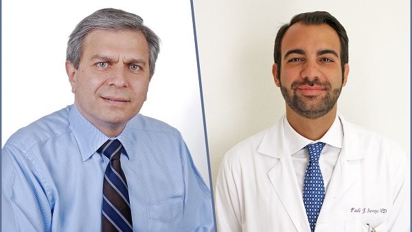 الدكتور فادي صوايا والدكتور زياد غزال.