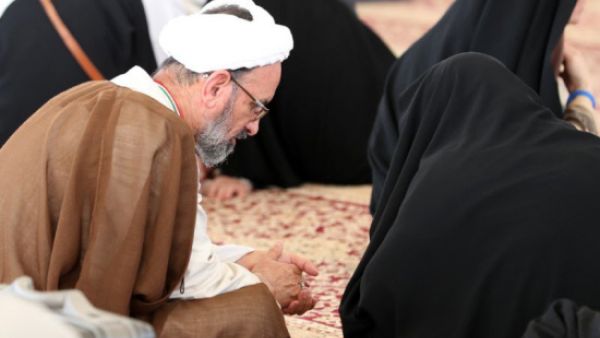 Iranian pilgrims wait at Jeddah airport. (AFP/File)