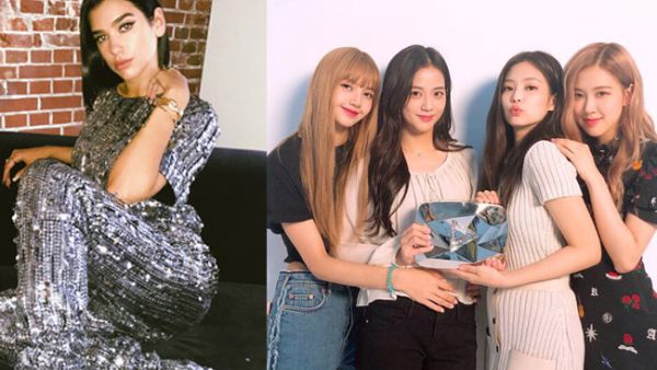 Due Lipa met Black Pink in May (Source: blackpinkofficial, dualipa / Instagram )