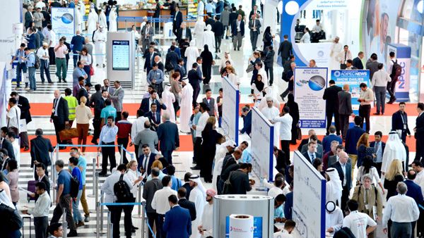 A view from the Adipec exhibition last year.