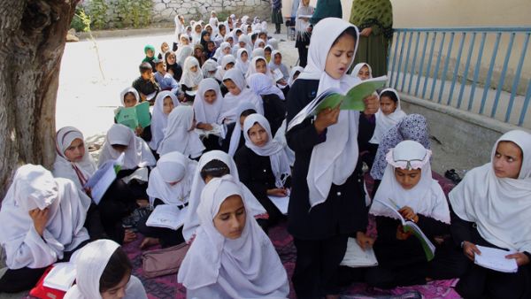 A group of schoolgirls in Afghanistan. (AFP/File)