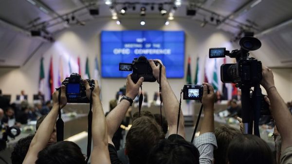 OPEC and non-OPEC countries signed a deal last November aimed at cutting production by 1.8 million barrels a day. (AFP/ Joe Klamar)