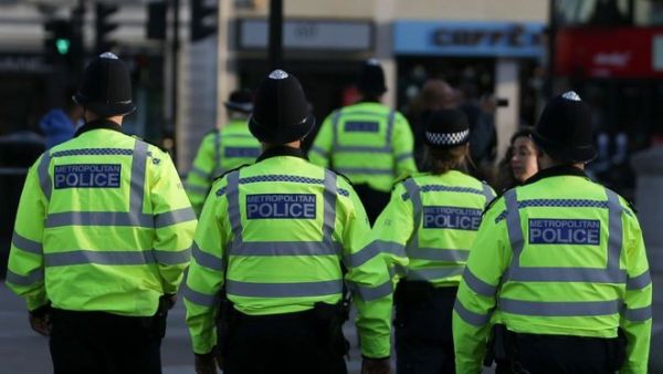 An explosion Caused a Building Collapse in Leicester, UK (AFP/File Photo of British Police)