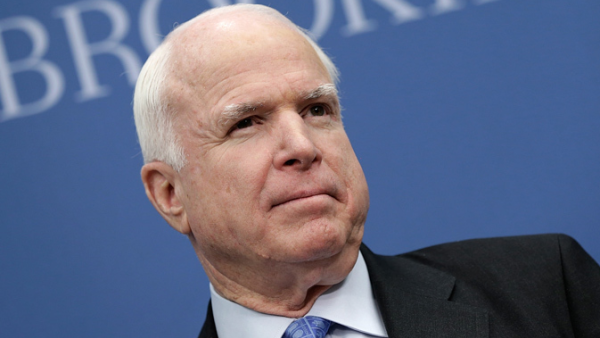 The US senator and former presidential candidate slammed Russia for its role in the Syrian conflict. (AFP/File)