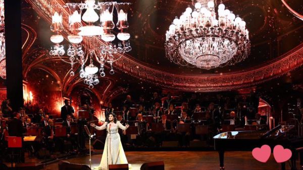 The Emirati diva is the first female singer to perform at the Dubai Opera House. (Facebook)