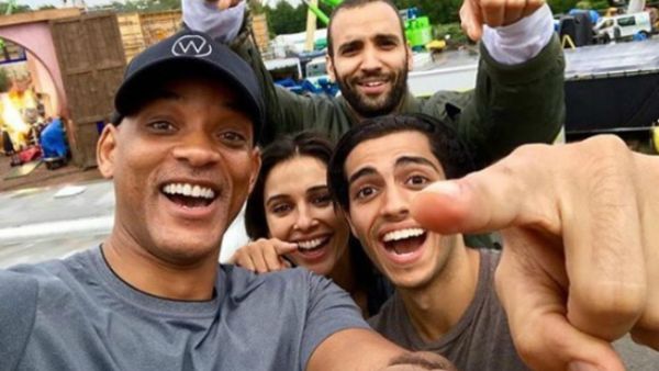 Will Smith is set to play Genie, The cast also includes Naomi Scott as Princess Jasmine and the Tunisian-Dutch Actor Marwan Kenzari as the evil vizier Jafar. (Source: aladdinfilm - Instagram)