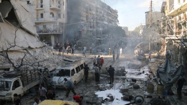 Syria's Halak neighbourhood in northeastern Aleppo. (AFP/File)