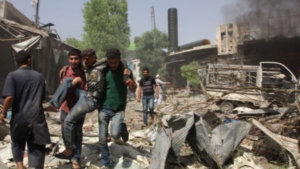 The UN has repeatedly condemned the Assad regime for its use of barrel bombs to indiscriminately kill civilians. (Al Bawaba/File)