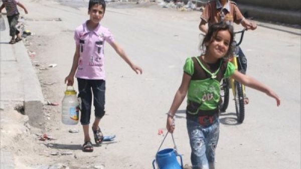 حلب تعاني انقطاع المياه منذ ثلاثة اسابيع