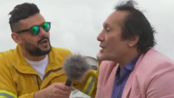 رد فعل علي الحجار بعد معرفته حقيقة مقلب رامز بيلعب بالنار