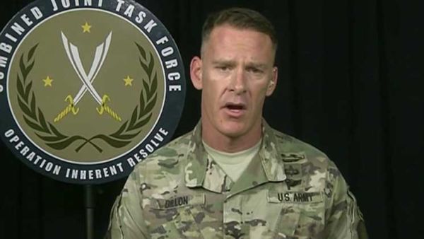 المتحدث بإسم التحالف الدولي العقيد ريان ديلون