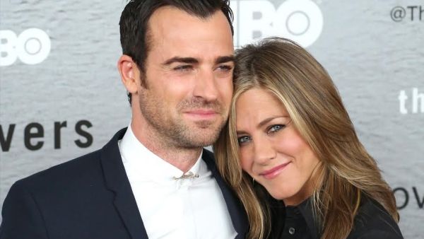 الممثلة العالمية جينيفر آنستون وزوجها