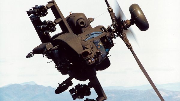 The pilots were flying an Apache helicopter. Image used for illustrative purposes. (Al Bawaba/File)