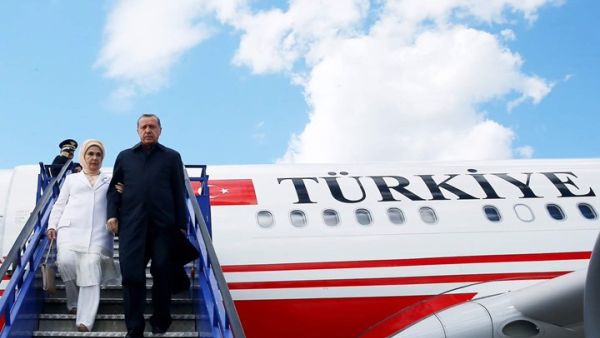 وصل أردوغان إلى تونس قادما من دولة تشاد 